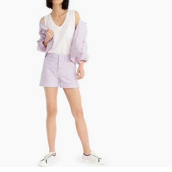 J. Crew Denim High Rise Shorts in Orchid Mist size 28 - Picture 12 of 12